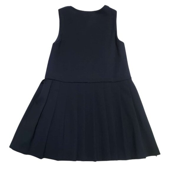 Jacadi Paris Navy Blue Pinafore Dress Size 8A 128cms - Picture 4 of 5